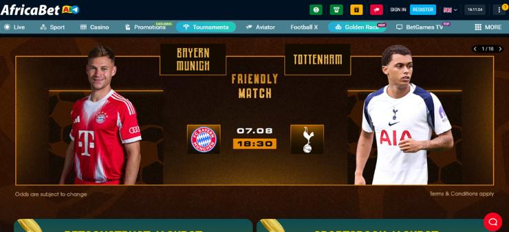 AfricaBet Homepage