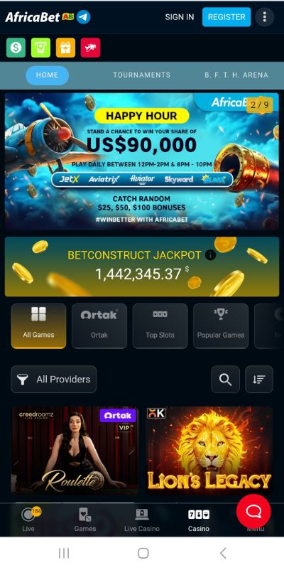 AfricaBet Mobile Casino