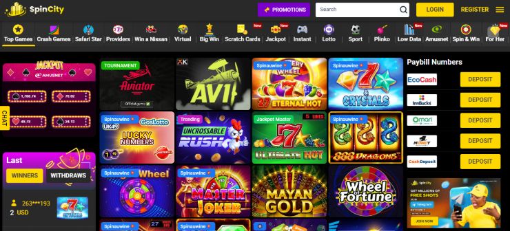 Spin City homepage