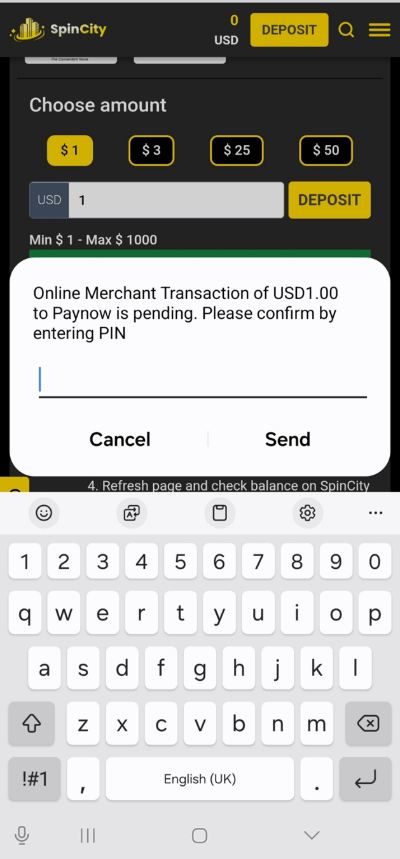 Confirm Payment