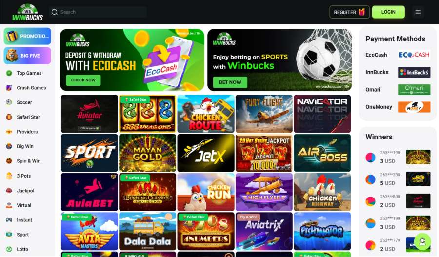 Ecocash Betting Sites - Winbucks