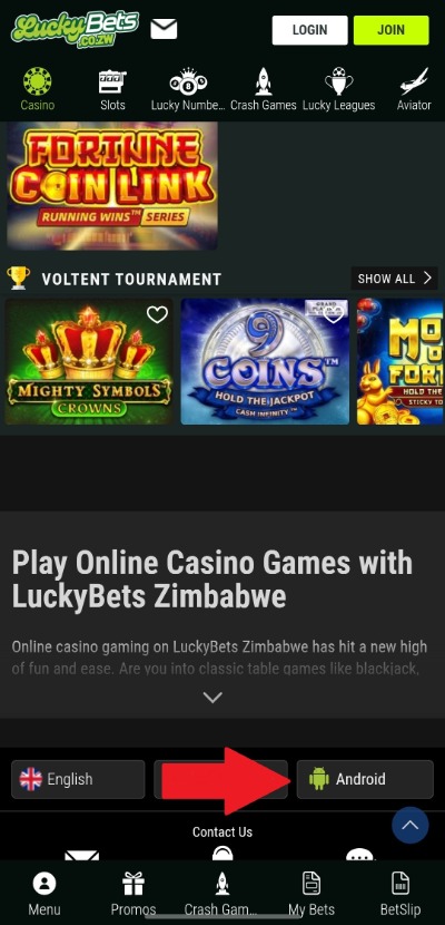 LuckyBets app download