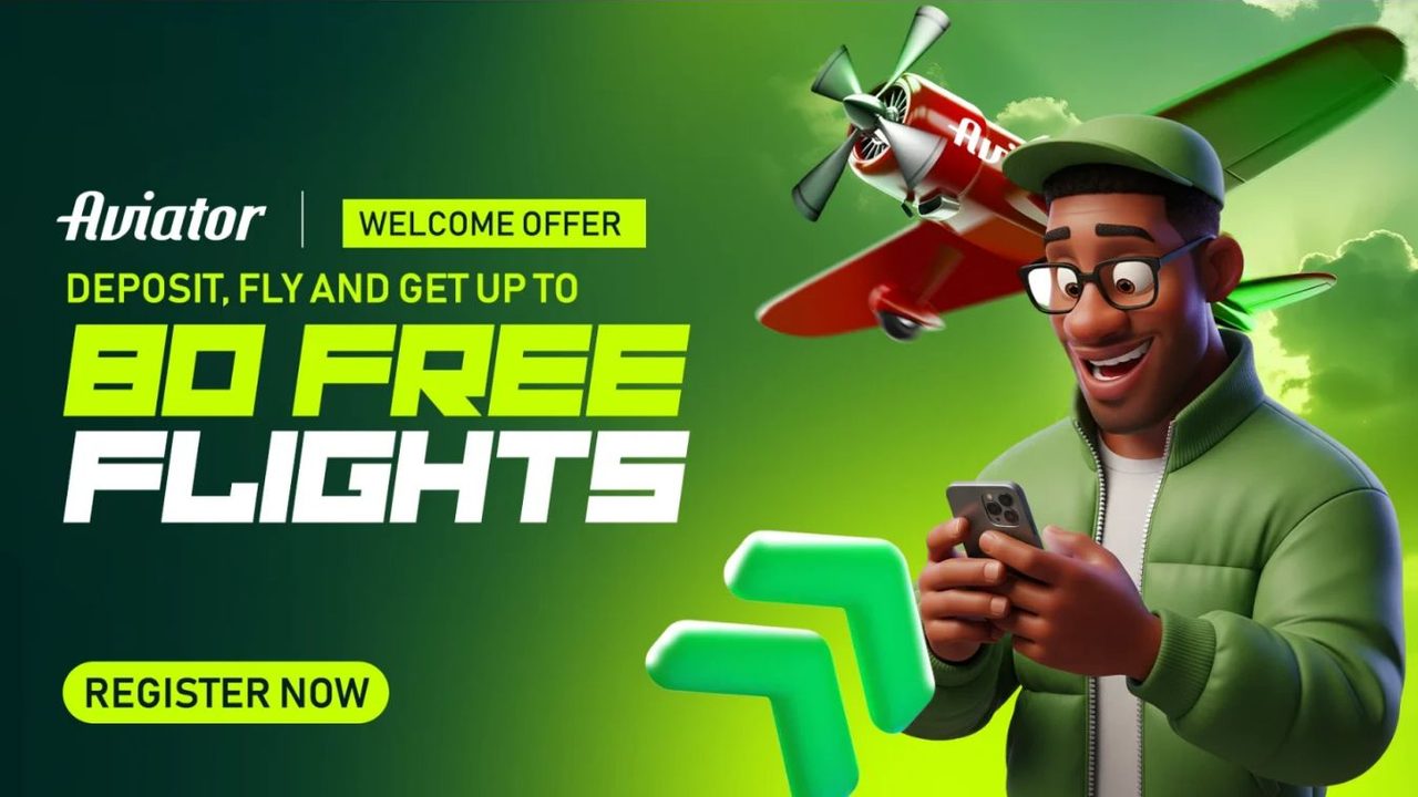 LuckyBets Zimbabwe welcome offer with up to 80 Aviator Free Flights
