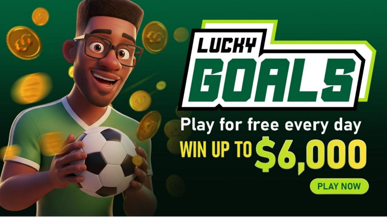 LuckyGoals free sports prediction game and advertised jackpot